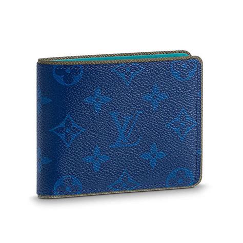 louis vuitton men's wallet blue.